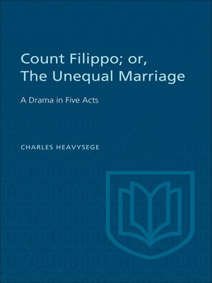 cover image of Count Filippo; or The Unequal Marriage